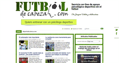 Desktop Screenshot of futboldecabeza.com